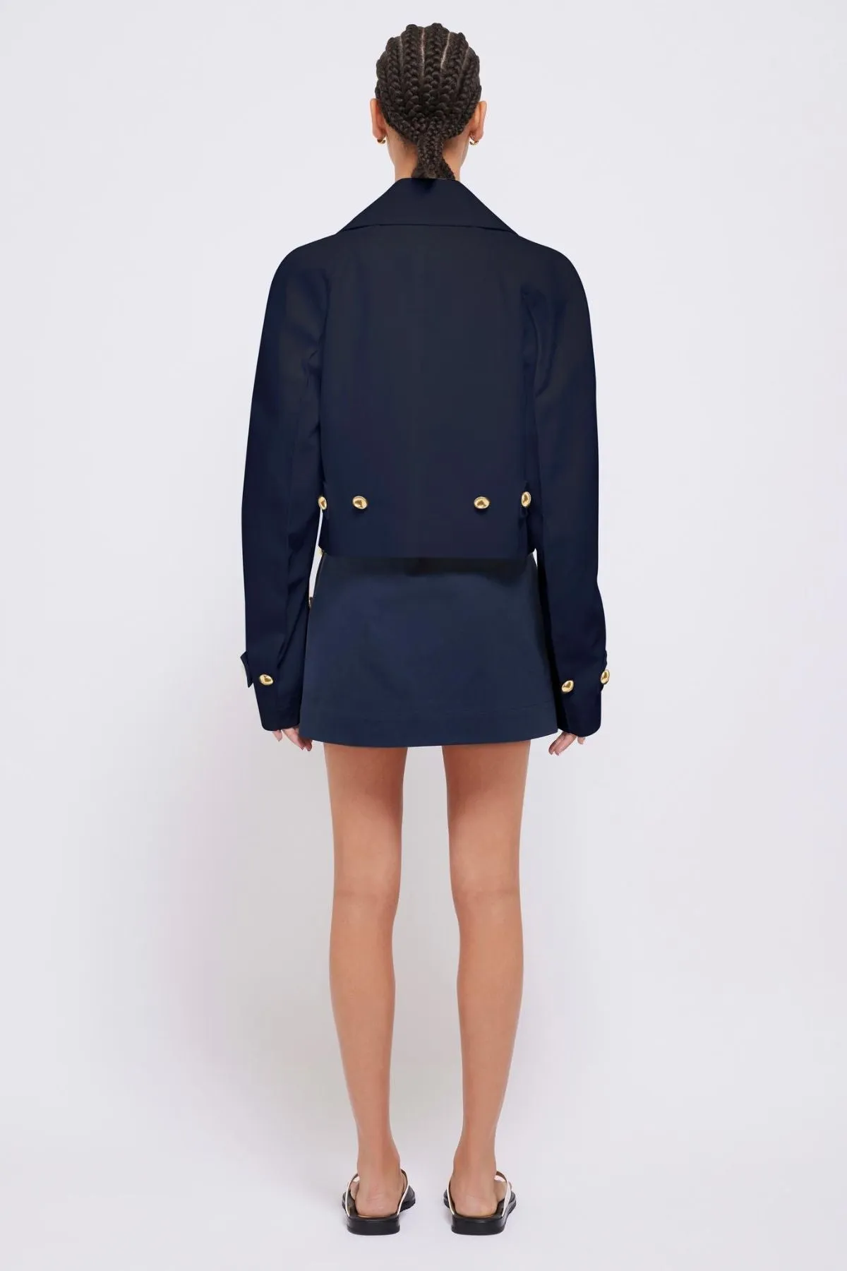 Simkhai Olina Cropped Jacket - Midnight