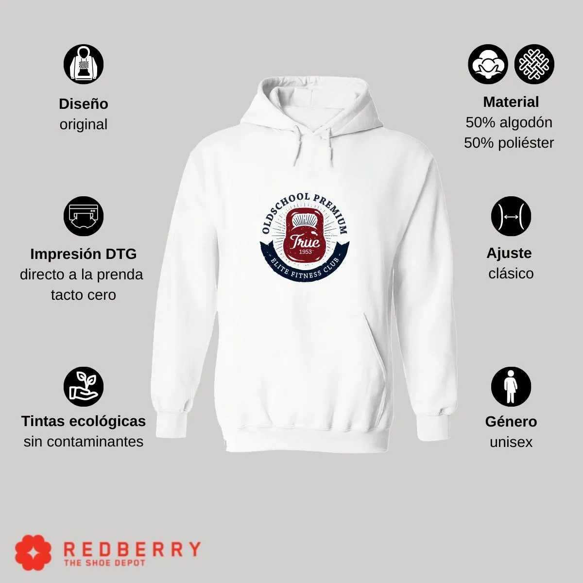 Sudadera Hombre  Hoodie Gym Ejercicio Fitness 016