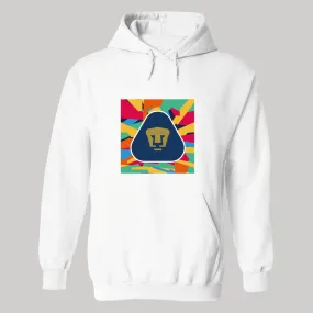 Sudadera Hombre Hoodie  Pumas UNAM Logo Multicolor