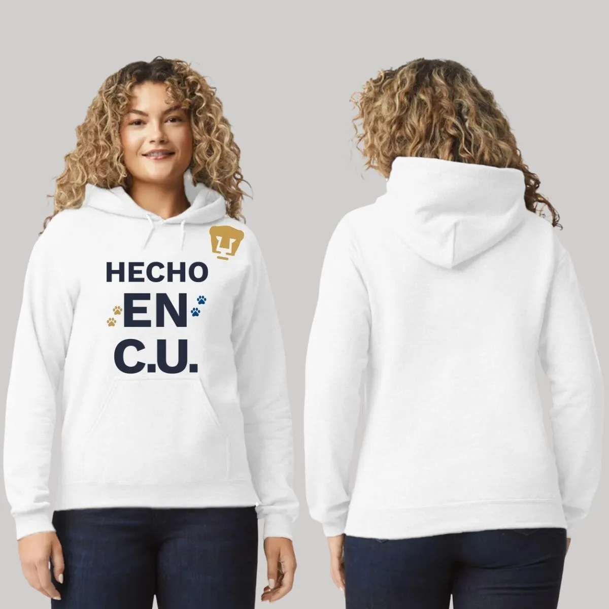 Sudadera Mujer Hoodie Pumas UNAM Hecho en C.U.