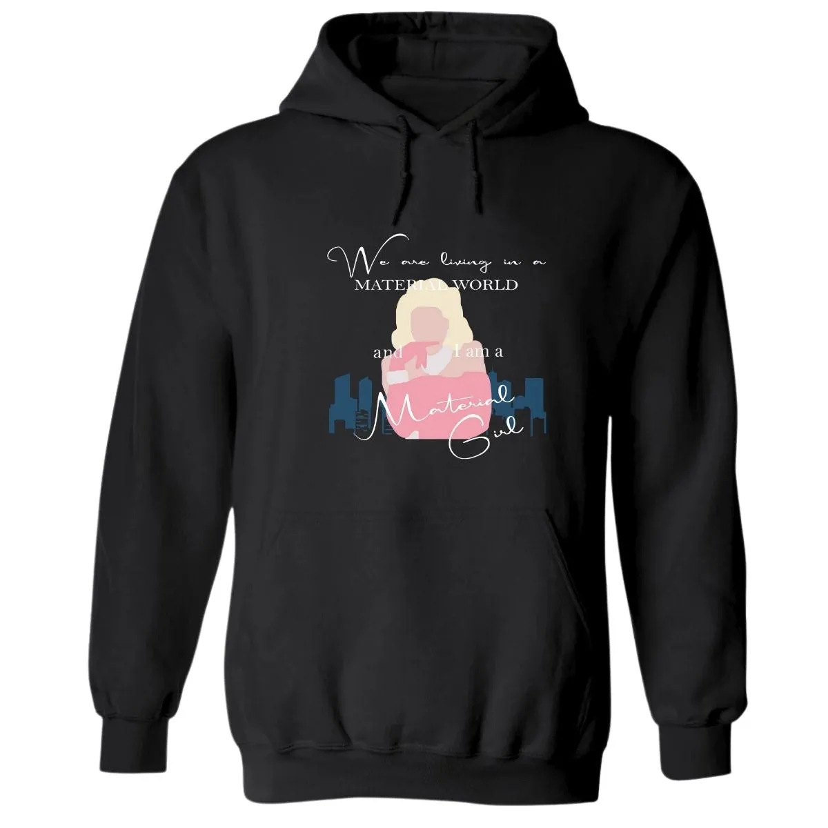 Sudadera para Hombre Hoodie Material girl