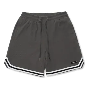 TEAMJOINED JOINED VINTAGE CORDUROY SHORTS-DARK GREY