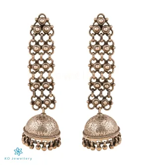 The Akalpa Silver Antique Jhumkas