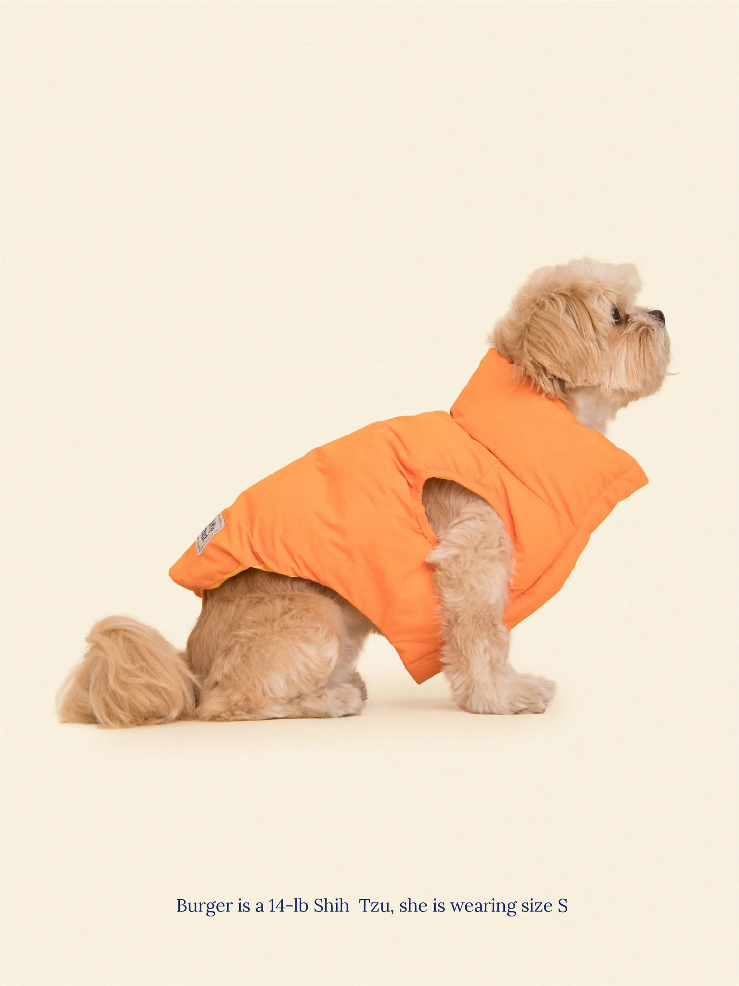 The Super Duper Reversible Parka Vest - Light Orange & Orange