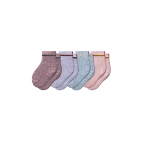 Toddler Terry Calf Sock 4-Pack