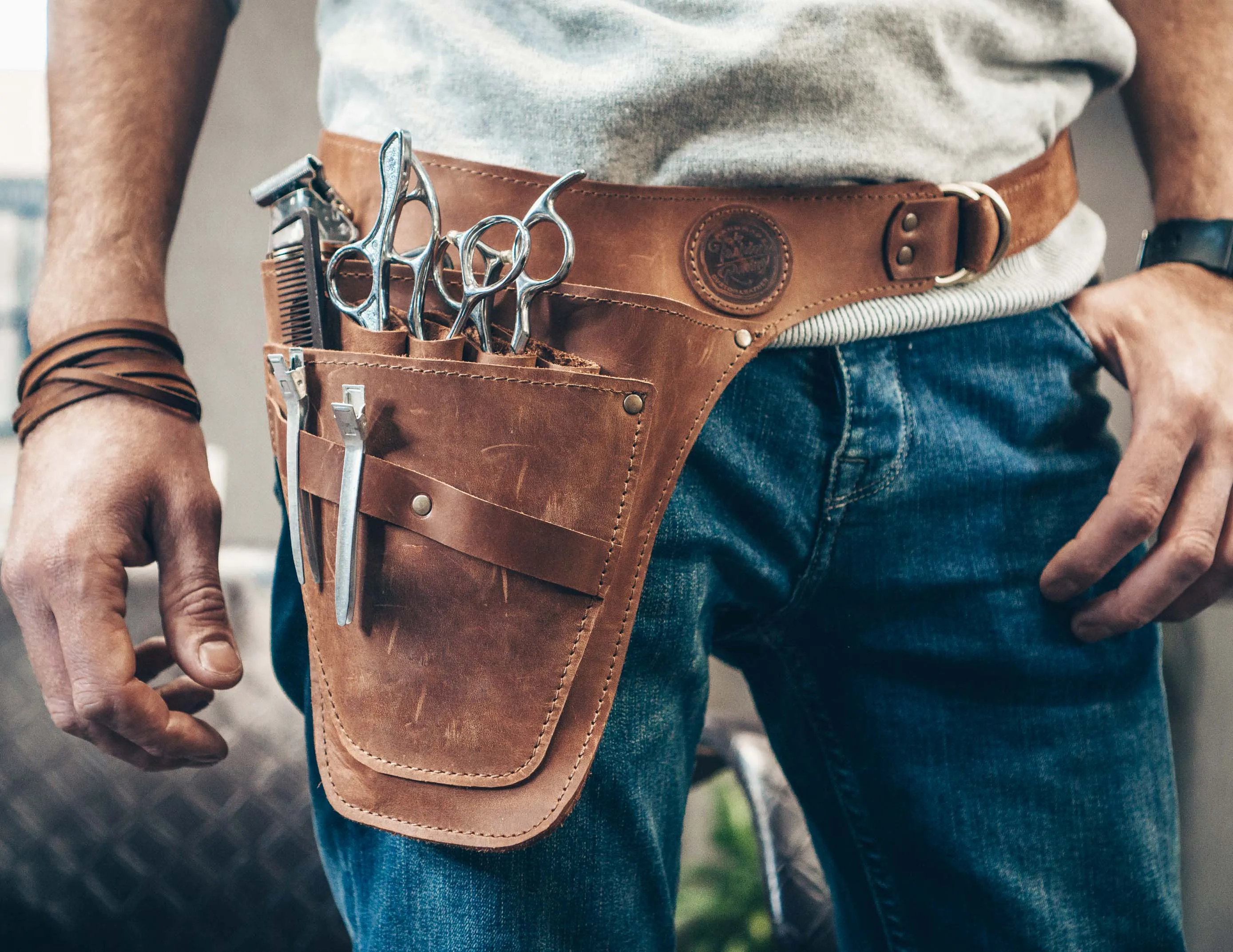 Waist Holster Tool Bag | Florist Tool Belt | Barber Tool Case Pouch