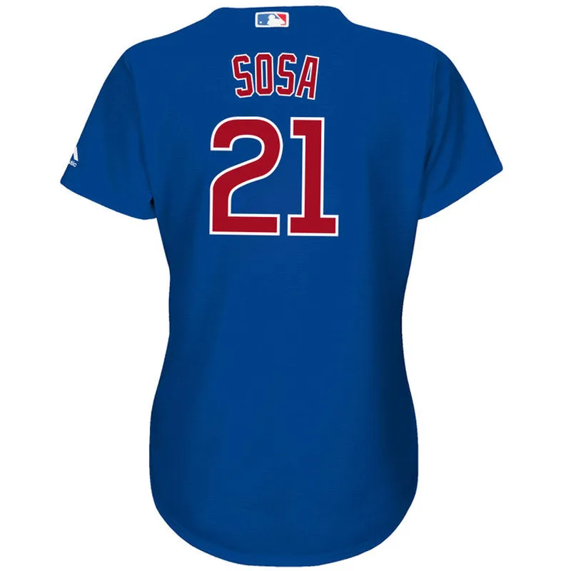 Women's Chicago Cubs Sammy Sosa Replica Alternate Jersey - Blue