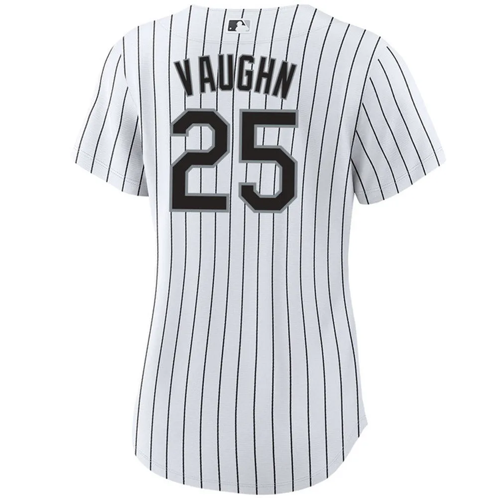 Women's Chicago White Sox Andrew Vaughn Cool Base Replica Home Jersey - White