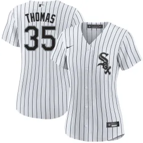 Women's Chicago White Sox Frank Thomas Replica Home Jersey - White