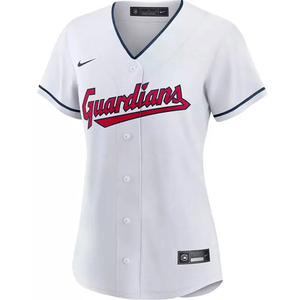 Women's Cleveland Guardians Jose Ramirez Cool Base Replica Home Jersey - White