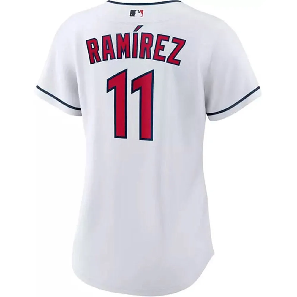 Women's Cleveland Guardians Jose Ramirez Cool Base Replica Home Jersey - White