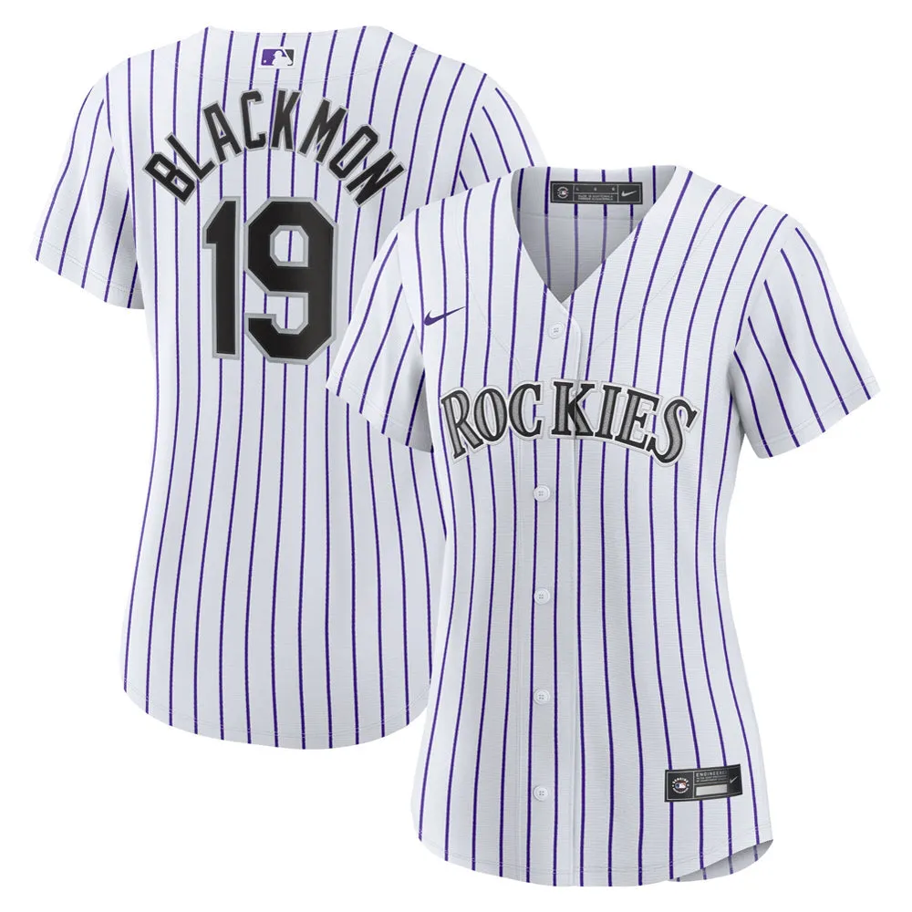 Women's Colorado Rockies Charlie Blackmon Home Player Jersey - White