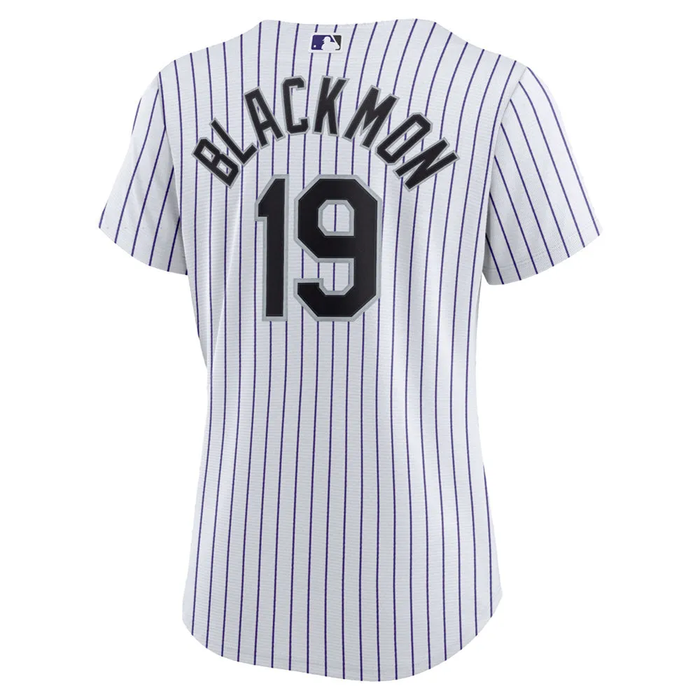 Women's Colorado Rockies Charlie Blackmon Home Player Jersey - White