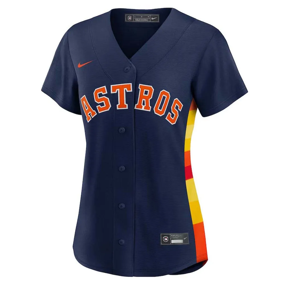 Women's Houston Astros Carlos Correa Replica Alternate Jersey - Navy