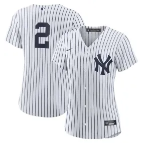 Women's New York Yankees Derek Jeter Replica Home Jersey - White