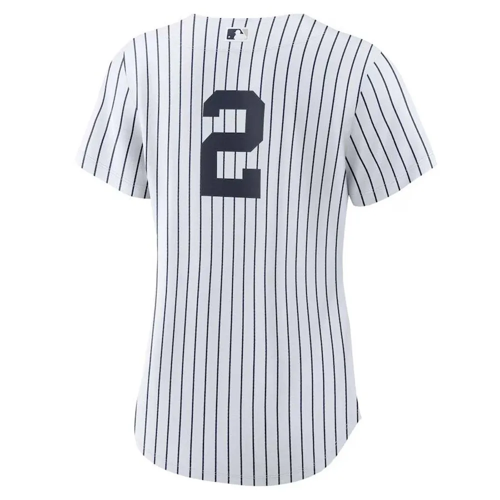 Women's New York Yankees Derek Jeter Replica Home Jersey - White