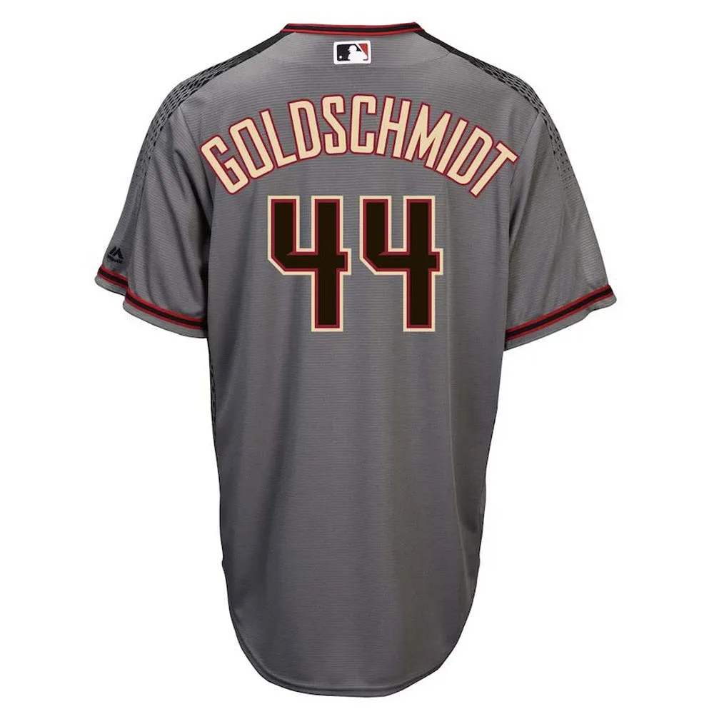 Youth Arizona Diamondbacks Paul Goldschmidt Replica Road Jersey - Gray