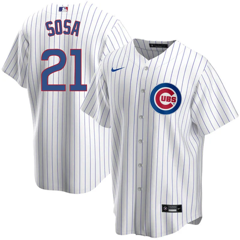 Youth Chicago Cubs Sammy Sosa Replica Home Jersey - White