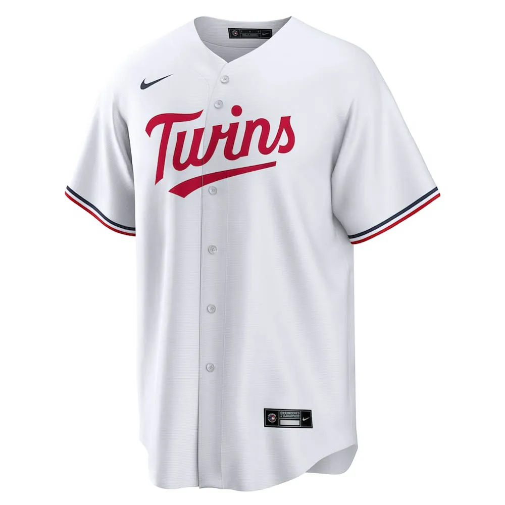 Youth Minnesota Twins Pablo Lopez Cool Base Replica Home Jersey - White