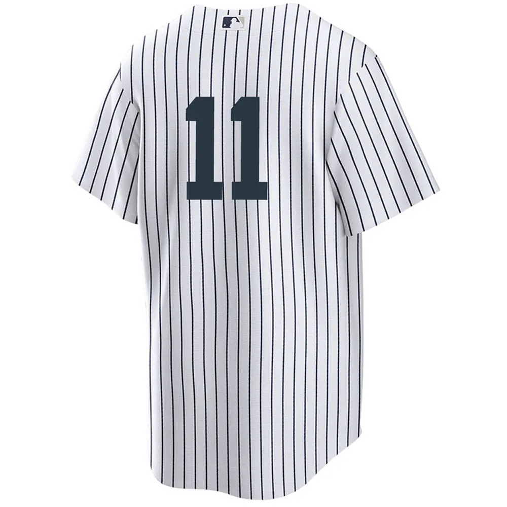 Youth New York Yankees Anthony Volpe Cool Base Replica Home Jersey - White