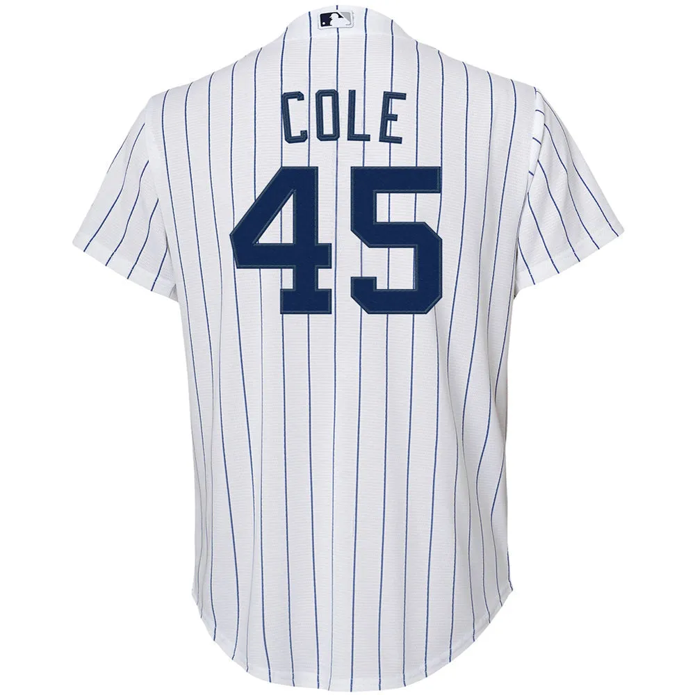 Youth New York Yankees Gerrit Cole Home Player Jersey - White